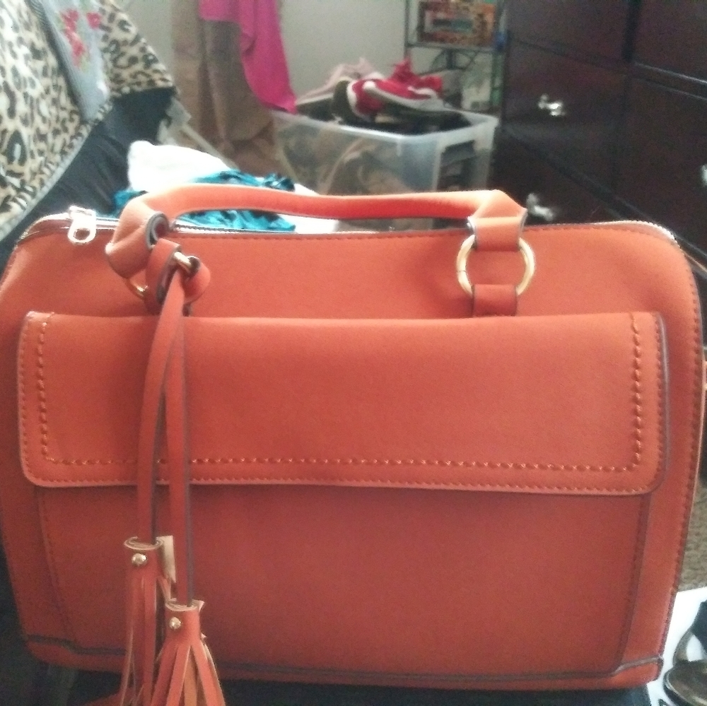 Orange purse